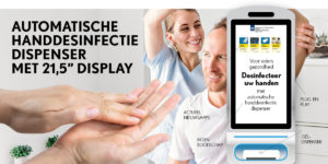 automatische handdesinfectie dispenser met display
